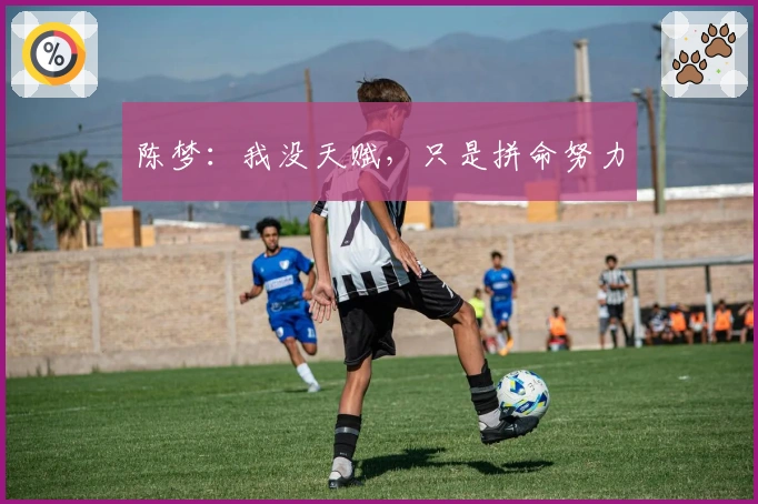 陈梦：我没天赋，只是拼命努力